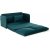 Canap convertible 2 places XL Saga - Vert ptrole