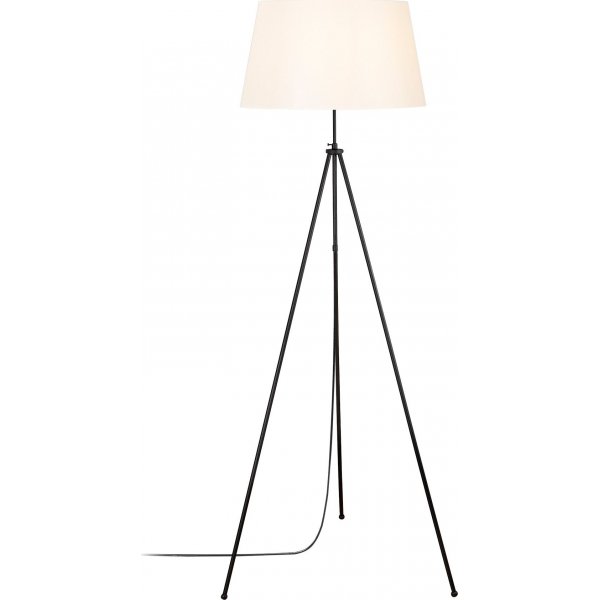 Lampadaire trépied - Noir/crème Lampadaire trépied - Noir/crème
