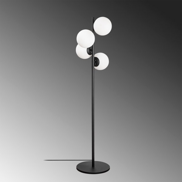 Lampadaire Fas opale - Noir Lampadaire Fas opale - Noir