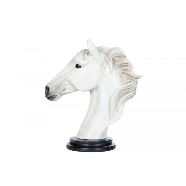 St�ende dekoration H�sthuvud - Vit