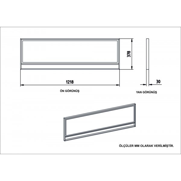 Polka skänk med spegel - Guld/vit Polka skänk med spegel - Guld/vit