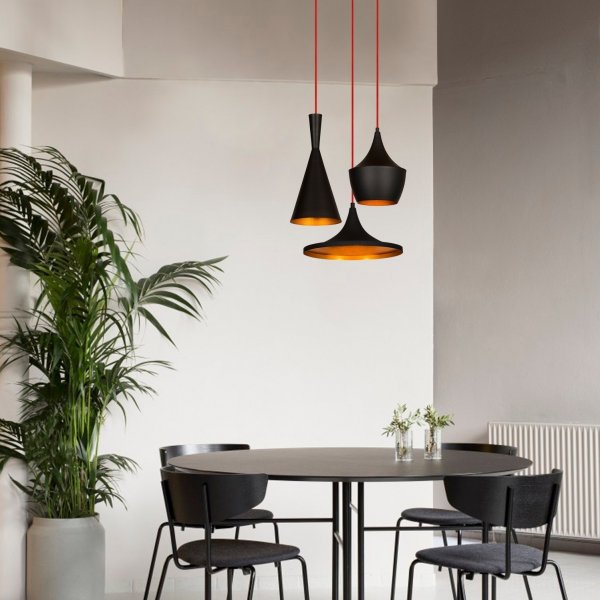 Plafonnier Elmas 3556 - Noir/or