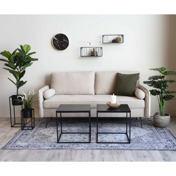 Lampbord 45 x 45 cm - Svart + Möbeltassar Lampbord 45 x 45 cm - Svart + Möbeltassar