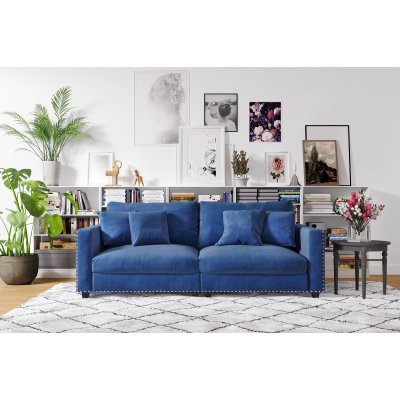 Avenue 4-sits soffa med nitar - Valfri frg