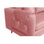 Sofia divan bank rechts - Roze