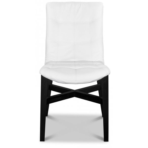 Indie 600 matstol vitt konstläder + Möbeltassar Indie 600 matstol vitt konstläder + Möbeltassar