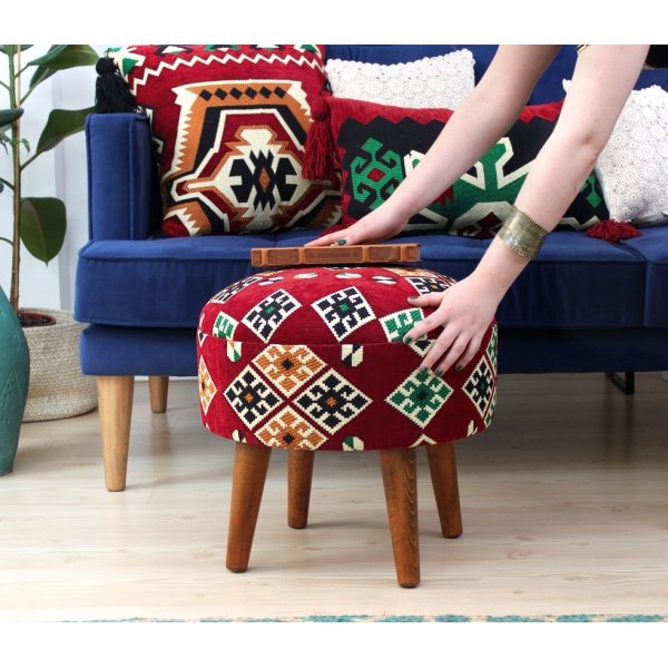 Melik sittpuff 2 - Flerfärgad Melik sittpuff 2 - Flerfärgad