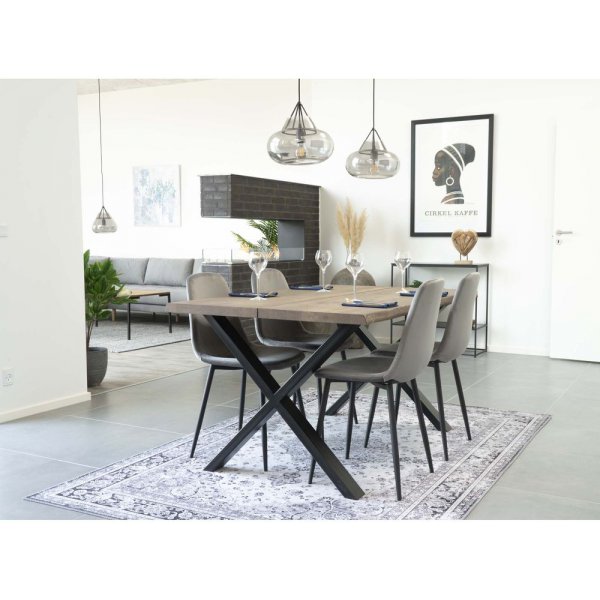 Stockholm Matstol - Gr/svart