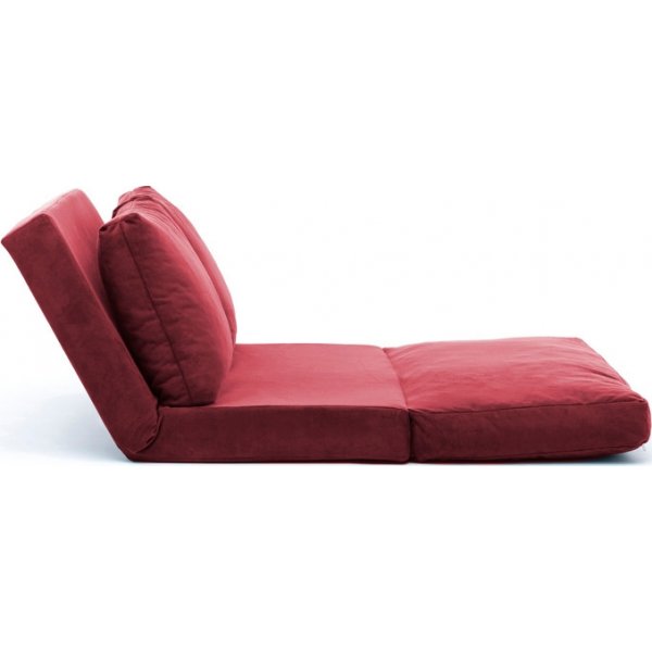 Canapé-lit 2 places Taida - Brun rouge Canapé-lit 2 places Taida - Brun rouge