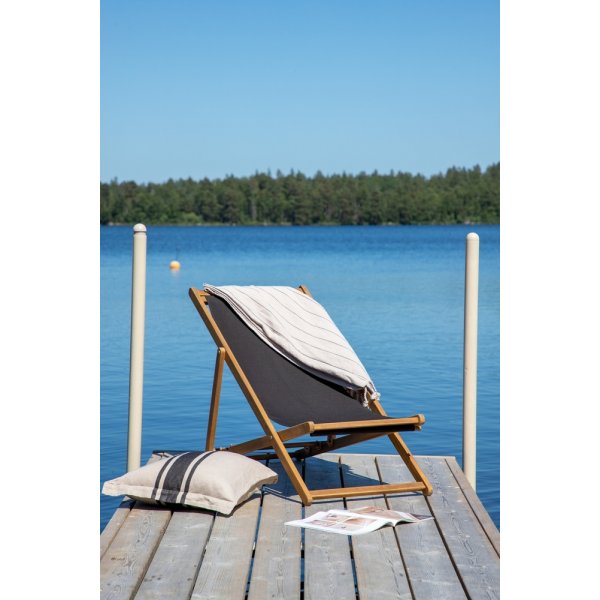 Peachy strandstol - Svart/Natur Peachy strandstol - Svart/Natur