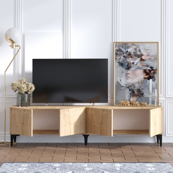 Nora TV-bänk - Safir ek Nora TV-bänk - Safir ek