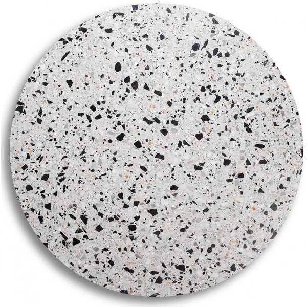 Zoo matbord Ø105 cm - Svart / Terrazzo Cosmos Zoo matbord Ø105 cm - Svart / Terrazzo Cosmos