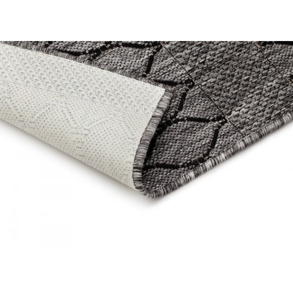 Flatvvd matta Casey - Gr/svart