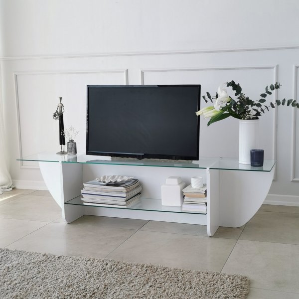 Lily TV-bänk - Vit Lily TV-bänk - Vit
