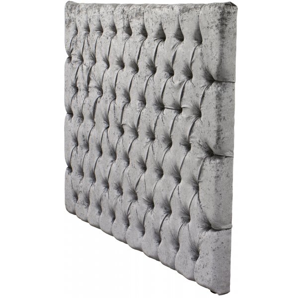 Silver Queen deluxe sänggavel - Silver sammet Silver Queen deluxe sänggavel - Silver sammet