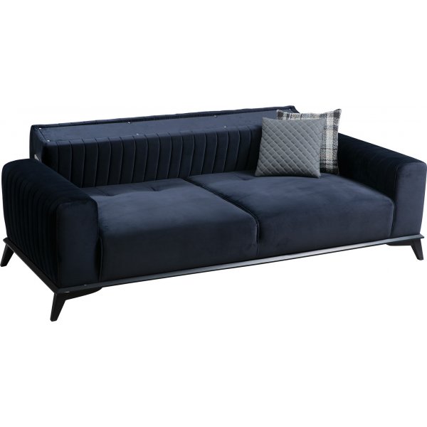 Lisa 3-sits soffa - Marinblå Lisa 3-sits soffa - Marinblå