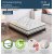 Matelas combin Serenity avec ressorts ensachs et surmatelas intgr