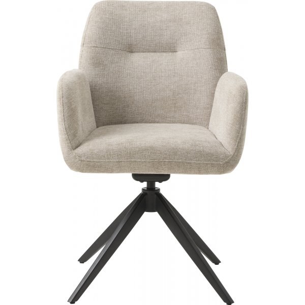 Steve karmstol - Sand/svart