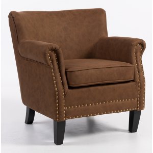 Norberg f�t�lj i brun vintage