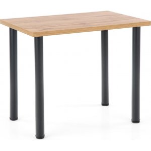 Table  manger Buno 90 cm - Chne Wotan/noir