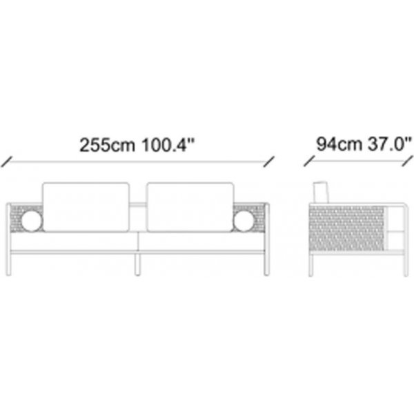 Soffa Peanut - 255 cm Soffa Peanut - 255 cm