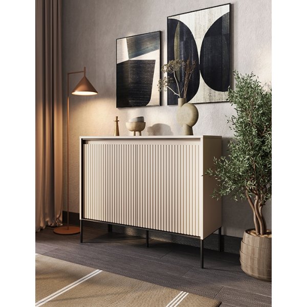 Trend skåp H83 cm - Beige/svart Trend skåp H83 cm - Beige/svart