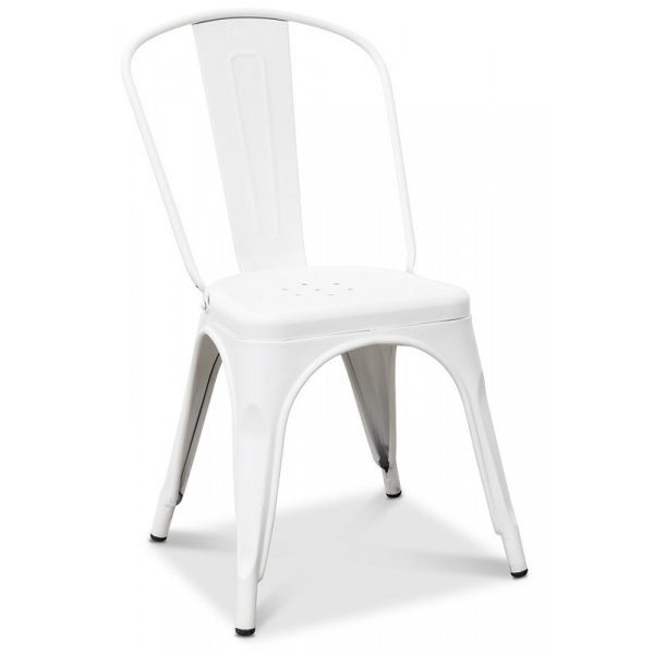 G�teborg matgrupp gr�tt runt bord med 4 st Le Mans Pl�tstolar - Gr� / Vit