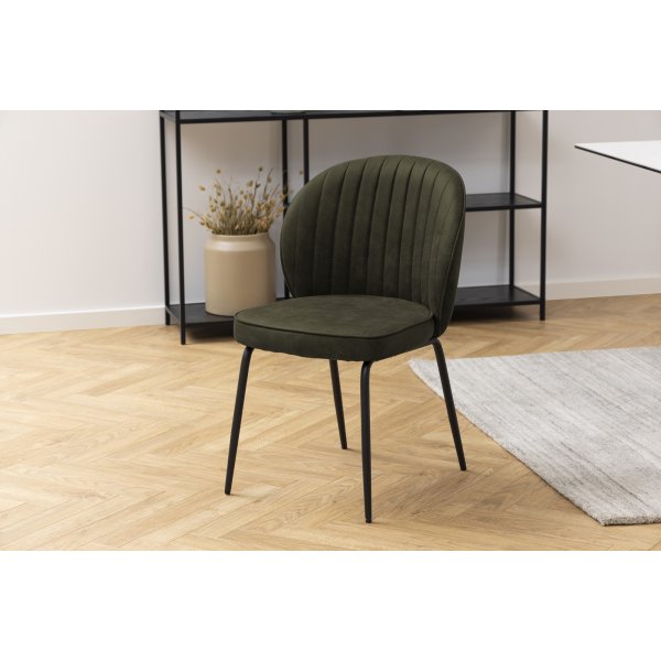 Chaise de salle à manger Patricia - Vert Chaise de salle à manger Patricia - Vert