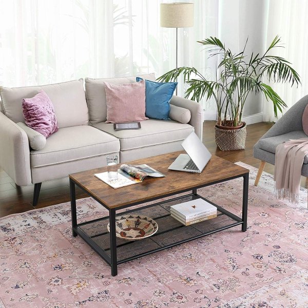 Nick soffbord 106 x 60 cm - Brun/svart Nick soffbord 106 x 60 cm - Brun/svart