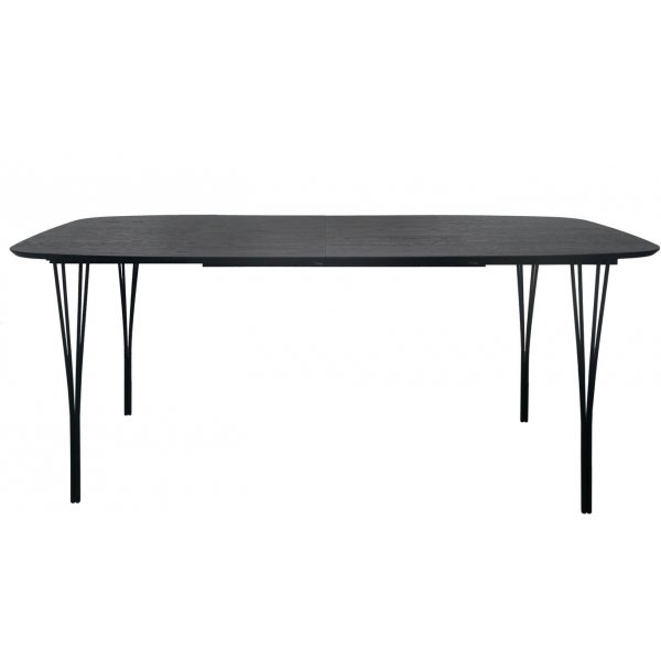 Table à manger Jar 100 cm - Placage chêne noir Table à manger Jar 100 cm - Placage chêne noir