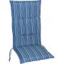 Vinge positionsdyna till positionsstol och hammock - Bl/Ljusbl (Randig) + Rengringsmedel fr utembler