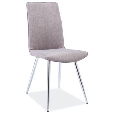 Alyson stol grå/krom 589 kr trendrum.se Spisestol krom