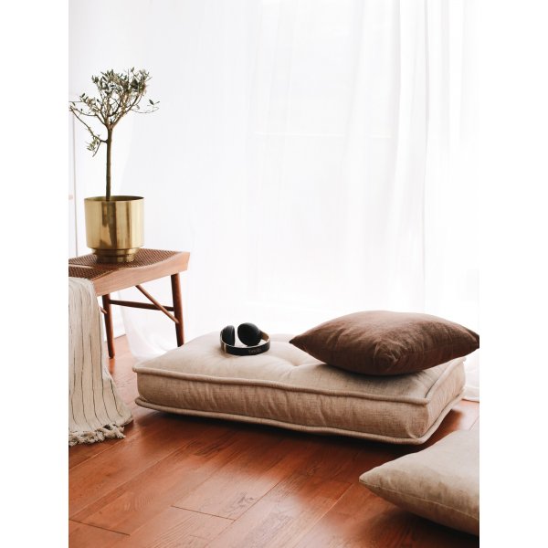 Pouf naturel - Crème Pouf naturel - Crème