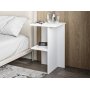 Leray sngbord - Vit