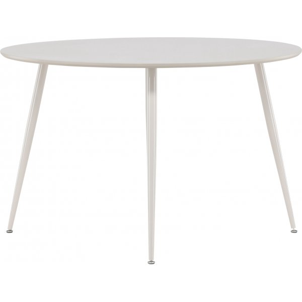 Plaza matbord 120 cm - Beige