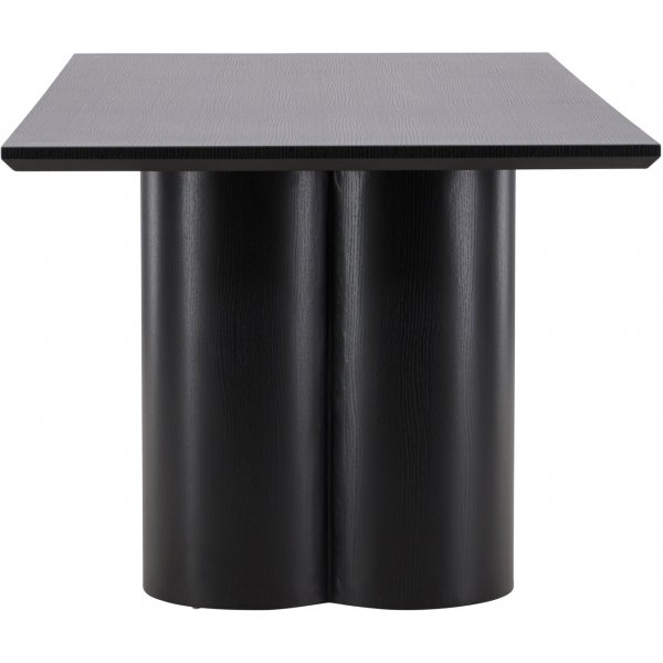 Table à manger Olivia 210X100 cm teintée noire Table à manger Olivia 210X100 cm teintée noire