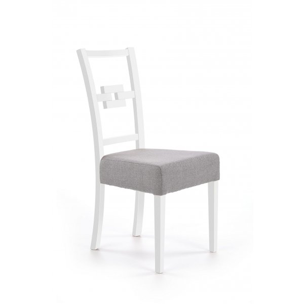 Peder matstol - Ljus gr/vit