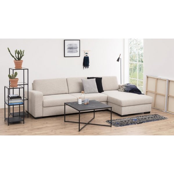 Alisma soffbord 80x80 cm - Svart marmor Alisma soffbord 80x80 cm - Svart marmor