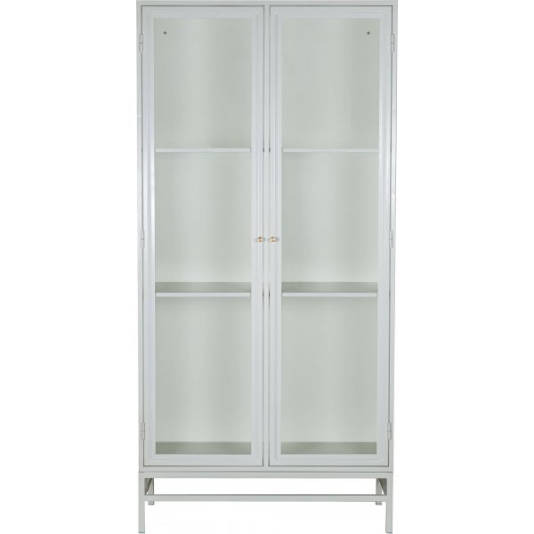 Revel vitrinskp H170 cm - Vit / glas