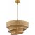 Couper taklampa - Beige/guld