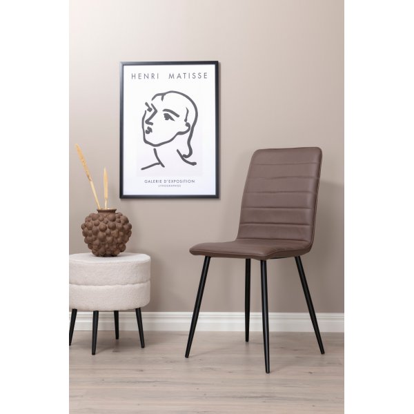 Sirocco Lyx matstol - Brun