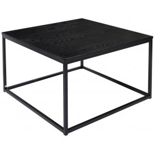 Table basse Natalie 80x80 - Placage frne noir