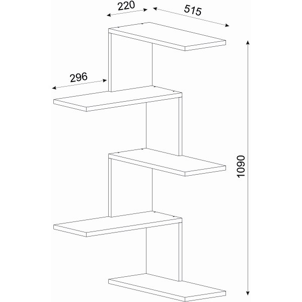 Caniko wandplank - Travertijn Caniko wandplank - Travertijn