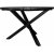 Scottsdale matbord 112 cm - Svart