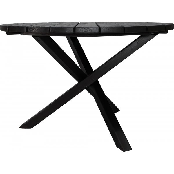 Table d'extérieur ronde noire Scottsdale Ø112 cm Table d'extérieur ronde noire Scottsdale Ø112 cm