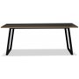 Edge 3.0 matgrupp 190x90 cm inkl 4 st svarta Nemis karmstolar bjtr - Svart Hgtryckslaminat (HPL)