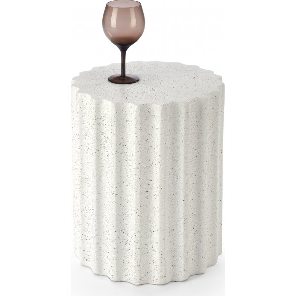 Fara bijzettafel Ø41 cm - Wit Fara bijzettafel Ø41 cm - Wit