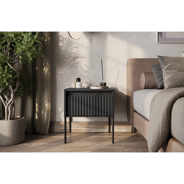 Trend nachtkastje - Zwart Trend nachtkastje - Zwart