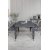 Marbella utematgrupp med 6 st Lindos stolar - Svart/Gr