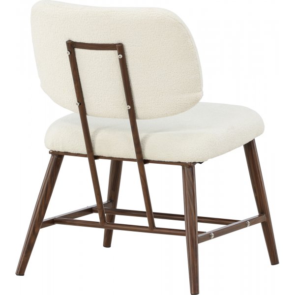 Midland f�t�lj - Vit boucl�